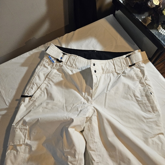 Misty mountain outerwear white size LG 29" inseam winter ski/snow pants - Picture 1 of 10